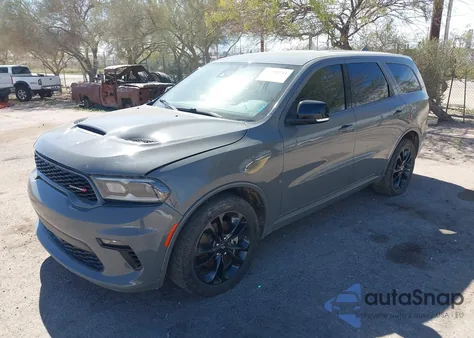 2022 Dodge Durango Gt Plus Rwd z USA, uszkodzony, nr VIN 1C4RDHDG3NC199942